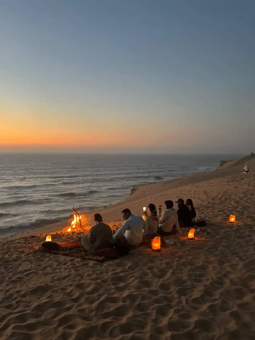 Agadir sunset sandboarding tour photo
